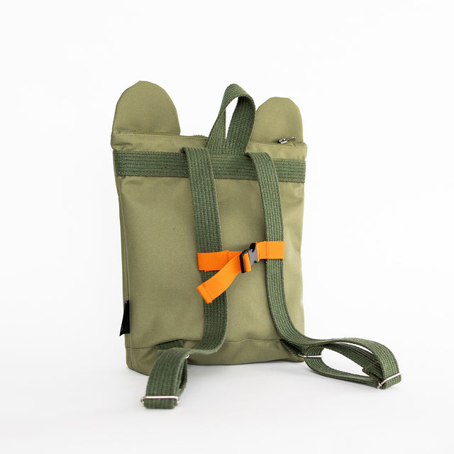 Kids Backpack - Green Bear