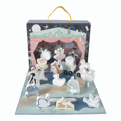 Playbox with Wooden Pieces - Enchanted