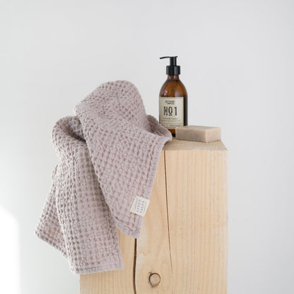 Honeycomb Waffle Towel - Powder