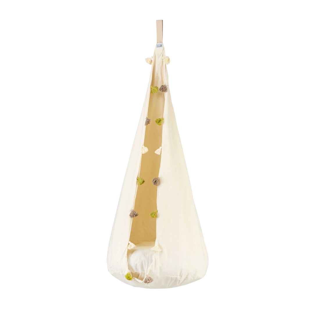 Cocoon Hammock "Cream Tassel"